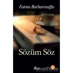 Sözüm Söz - Fatma Barbarosoğlu - Profil Kitap