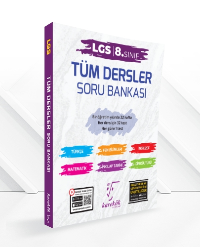 Karekök LGS 8.Sınıf Tüm Dersler Soru Bankası - Ucuzkitapal.com