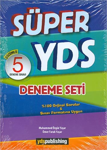 Süper YDS 5li Deneme Seti YDS Publishing - Ucuzkitapal.com