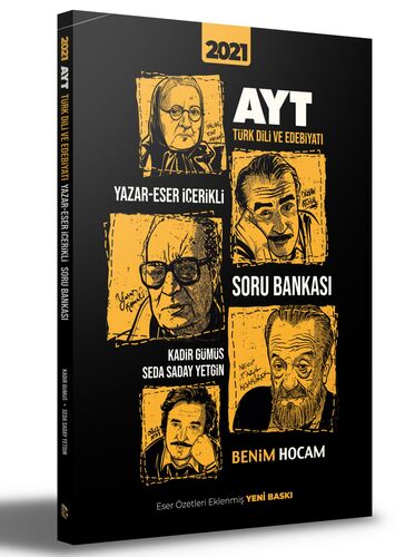 Benim Hocam AYT Türk Dili ve Edebiyatı Yazar-Eser İçerikli Soru Bankası