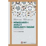 Münazarat-ı Ahali-yi Memleket-i İnsani - Sainüddin Türke - DBY Yayınları