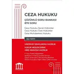 Ceza Hukuku Çözümlü Soru Bankası 870 Soru - Uğur Aşkın - Adalet Yayınevi