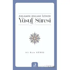 Anlamın Anlamı İzinde Yusuf Suresi - Ali Rıza Güneş - Fecr Yayınları