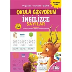 İngilizce Sayılar - Okula Gidiyorum - Kolektif - Halk Kitabevi