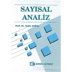 Sayısal Analiz - Behiç Çağal - Birsen Yayınevi