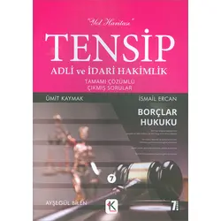 Tensip 7 Borçlar Hukuku Çözümlü Çıkmış Sorular Kuram Kitap