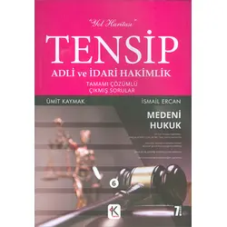 Tensip 6 Medeni Hukuk Çözümlü Çıkmış Sorular Kuram Kitap