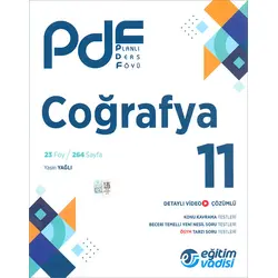 11.Sınıf Coğrafya PDF Planlı Ders Föyü Eğitim Vadisi