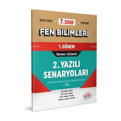 7.Sınıf Fen Bilimleri 1.Dönem Ortak Sınav 2. Yazılı Senaryoları Çözümlü Editör Yayınevi