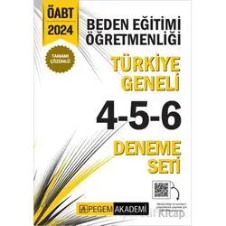 2024 KPSS ÖABT Beden Eğitimi Öğretmenliği Tamamı Çözümlü Türkiye Geneli 4-5-6 (3lü Deneme Seti)