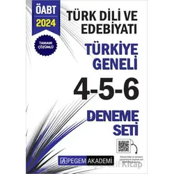 2024 KPSS ÖABT Türk Dili ve Edebiyatı Tamamı Çözümlü Türkiye Geneli 4-5-6 (3lü Deneme Seti)