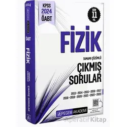 2024 KPSS ÖABT Fizik Tamamı Çözümlü Çıkmış Sorular - Kolektif - Pegem Akademi Yayıncılık