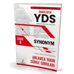 YDS İngilizce Synonym Issue 6 - Burak Yaşar - Pelikan Tıp Teknik Yayıncılık