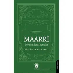 Maarri Divanından Seçmeler - Ebü’l-Ala el-Maarri - Dorlion Yayınları