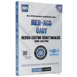 2025 MEB-AGS-ÖABT Beden Eğitimi Öğretmenliği Konu Anlatımlı - Kollektif - Pegem Akademi Yayıncılık