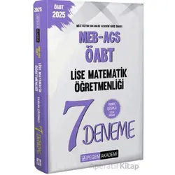 2025 MEB-AGS-ÖABT Lise Matematik Öğretmenliği Tamamı Çözümlü 7 Deneme