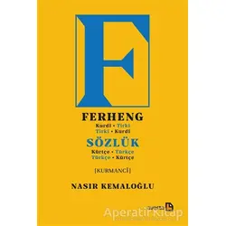 Sözlük (Kürtçe-Türkçe) Ferheng (Kurdi-Tirki) - Nasır Kemaloğlu - Avesta Yayınları