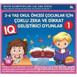 3-6 Yaş Okul Öncesi Çocuklar İçin Çoklu Zeka ve Dikkat Geliştirici Oyunlar 1