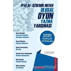 Ulusal Oyun Yazma Yarışması - 2020 Ödüllü Oyunlar - Özdemir Nutku - Dramatik Yayınları