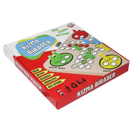 Ludo Ahşap Kızma Birader Geleneksel Aile Oyunu