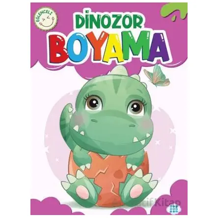 Eğlenceli Dinozor Boyama - Kolektif - Dokuz Çocuk