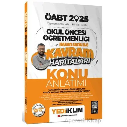 Yediiklim 2025 ÖABT Okul Öncesi Öğretmenliği Hasan Sanlı ile Kavram Haritaları Konu Anlatımı